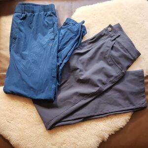 10 Tree Tentree Men's Blue and Gray Pants Bundle Size 32 M